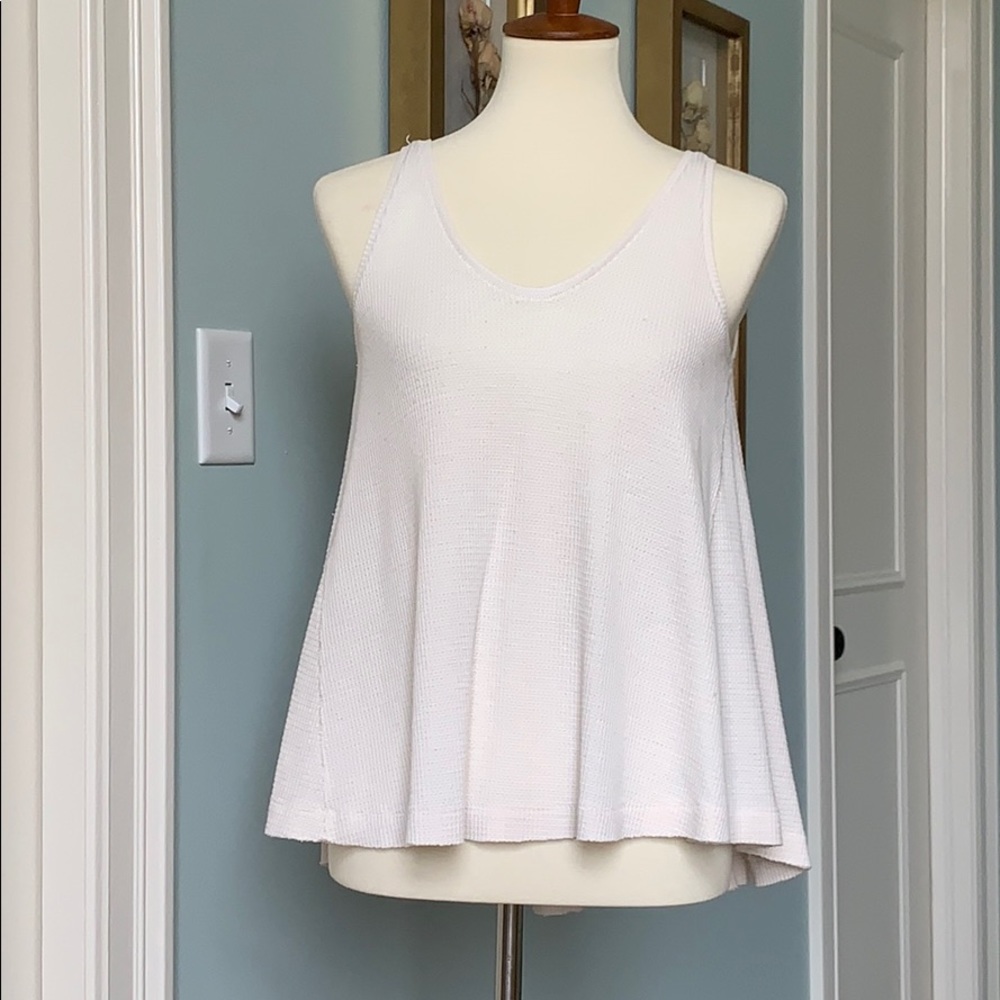 Free people waffle tank